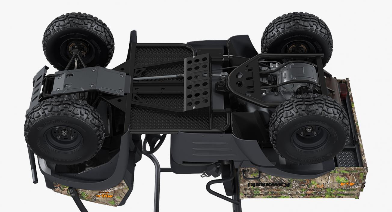 3D Kawasaki Mule 2019 SX 4x4 Camo Clean