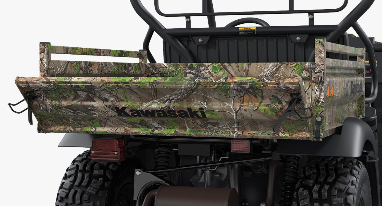 3D Kawasaki Mule 2019 SX 4x4 Camo Clean