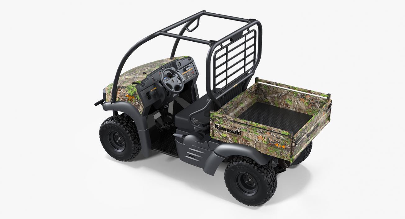 3D Kawasaki Mule 2019 SX 4x4 Camo Clean