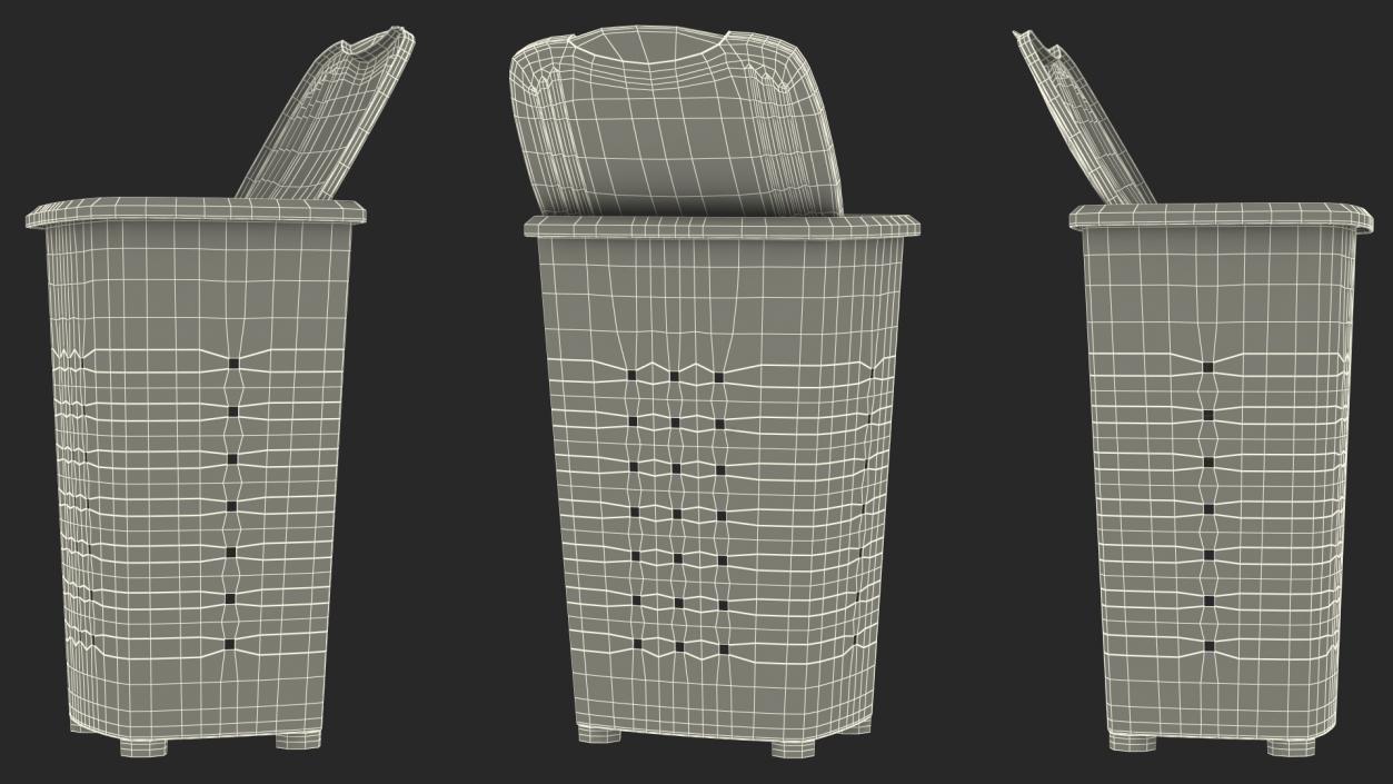 3D Laundry Baskets Collection