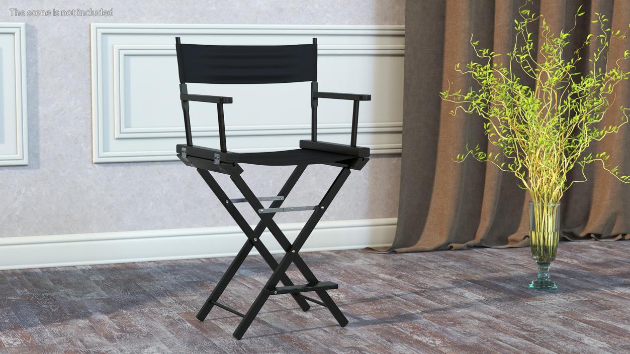 Classic Directors Foldable Chair 3D