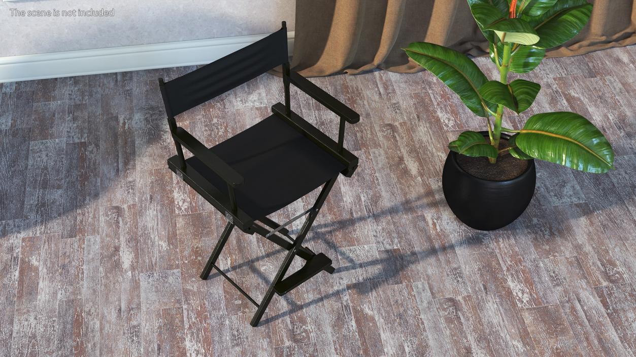 Classic Directors Foldable Chair 3D