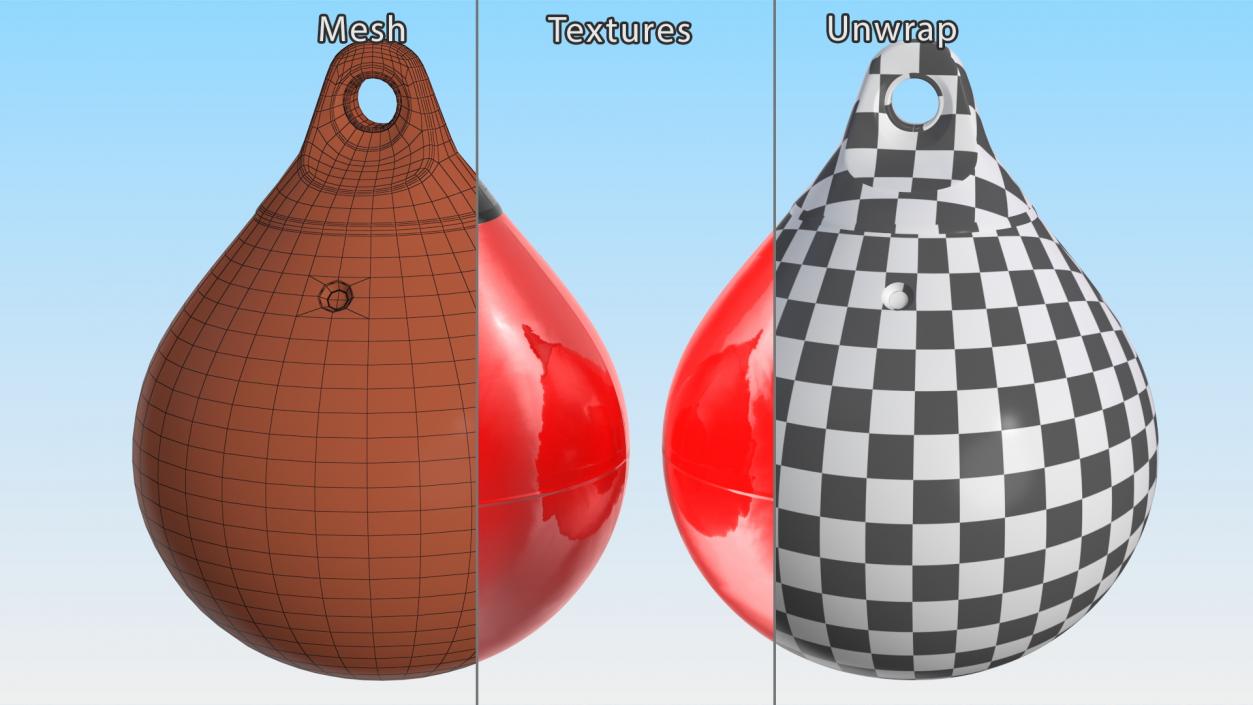 3D All Purpose Buoy A4 Red model