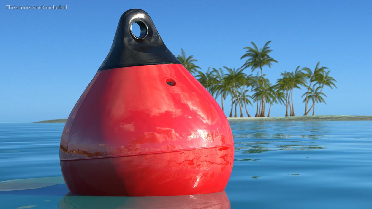 3D All Purpose Buoy A4 Red model