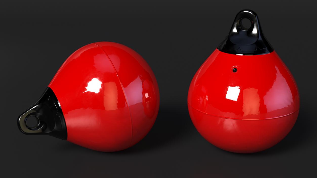 3D All Purpose Buoy A4 Red model