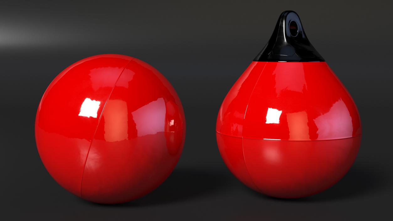 3D All Purpose Buoy A4 Red model