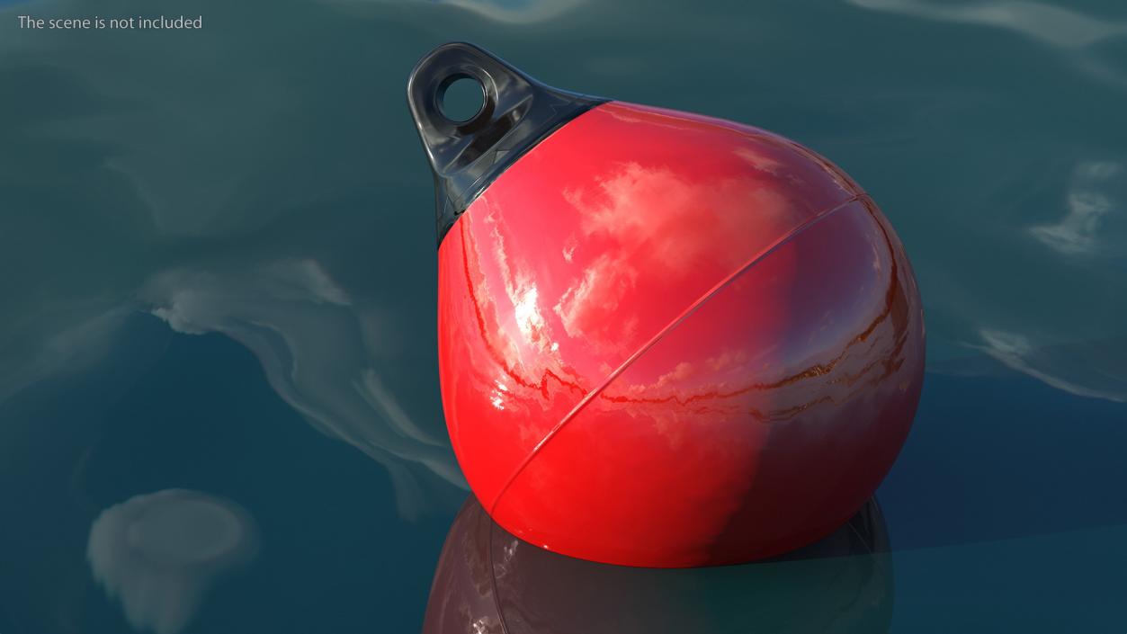 3D All Purpose Buoy A4 Red model