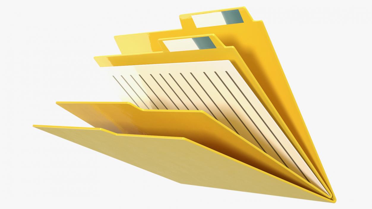 3D model Computer Folder Icon