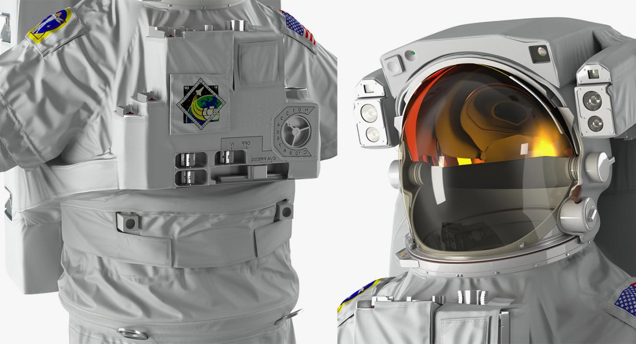 Space Suits Collection 5 3D model