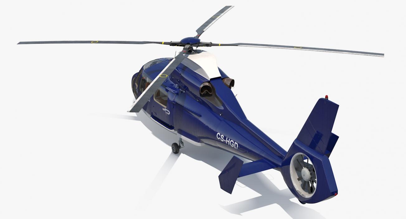 Civil Helicopter Eurocopter SA 365 C Dauphin 3D model