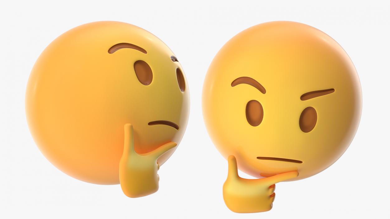 Thinking Emoji 3D model