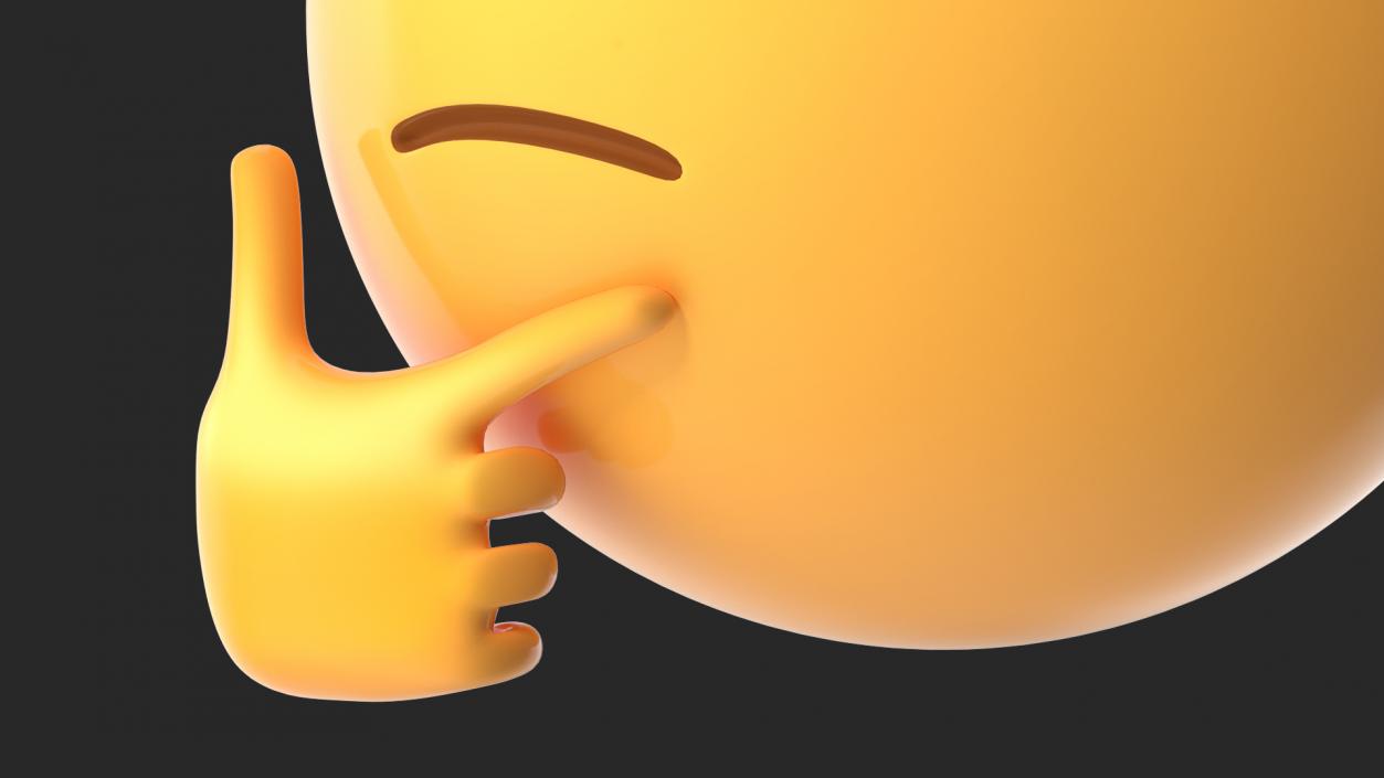 Thinking Emoji 3D model