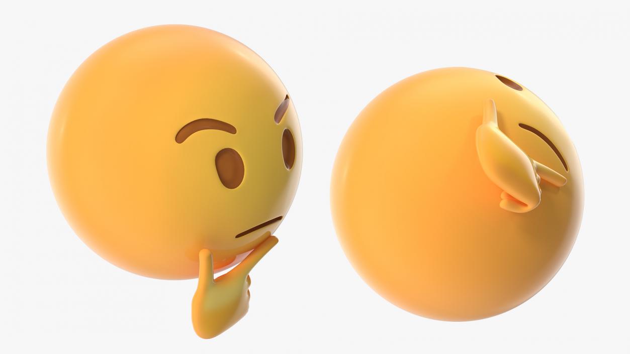 Thinking Emoji 3D model