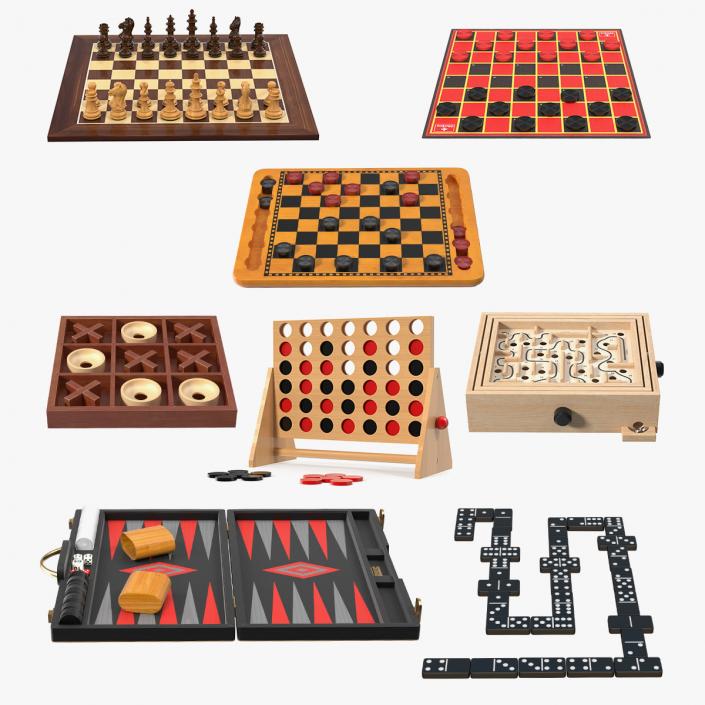 Board Games Collection 7 3D model