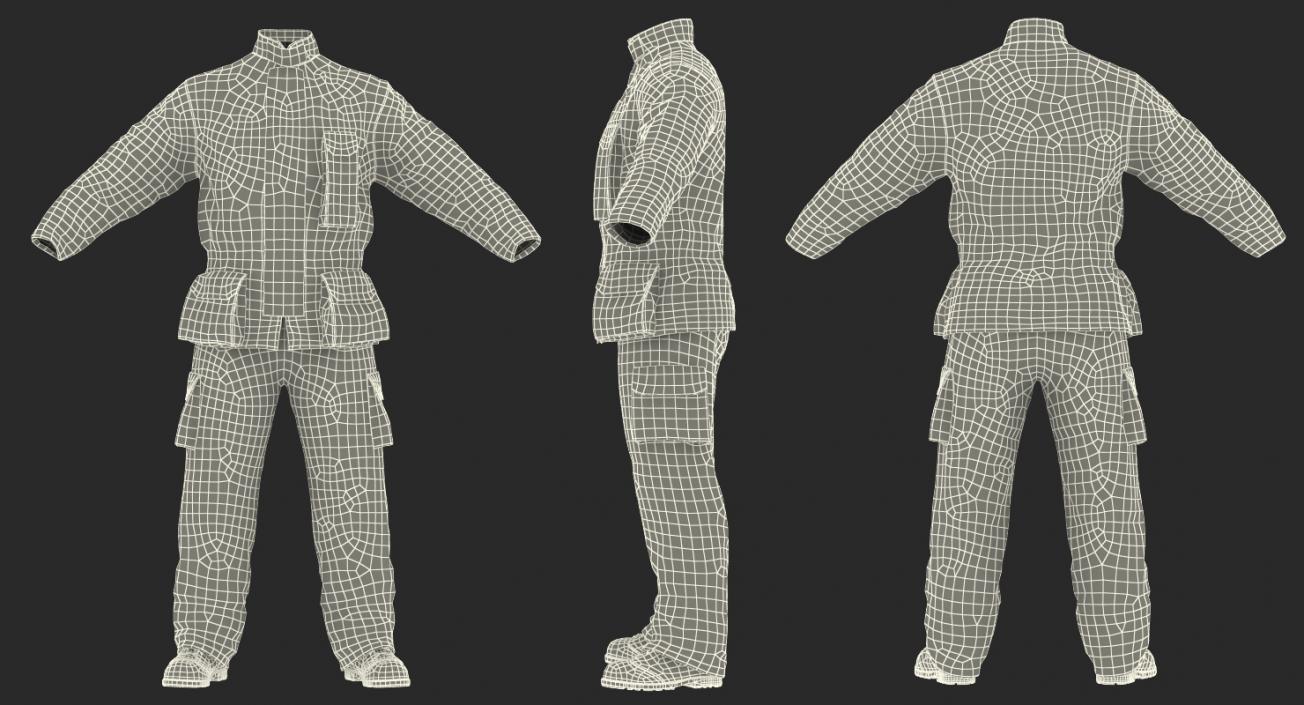 3D Firefighter Uniform 2