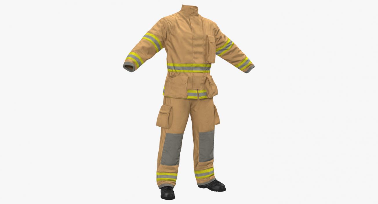 3D Firefighter Uniform 2