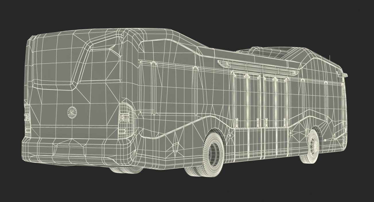 3D Mercedes Future Bus Rigged