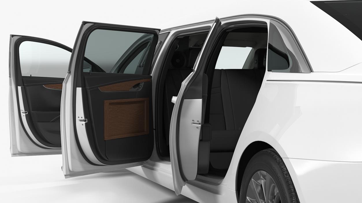 Cadillac Six Door Limousine 3D