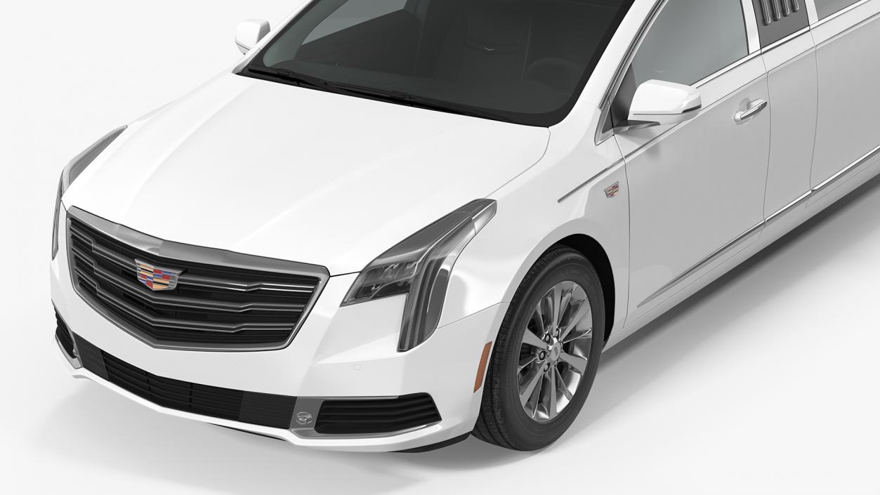 Cadillac Six Door Limousine 3D