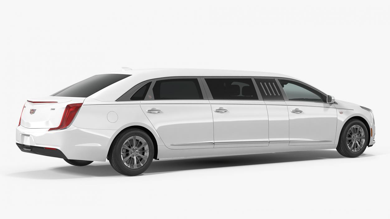 Cadillac Six Door Limousine 3D