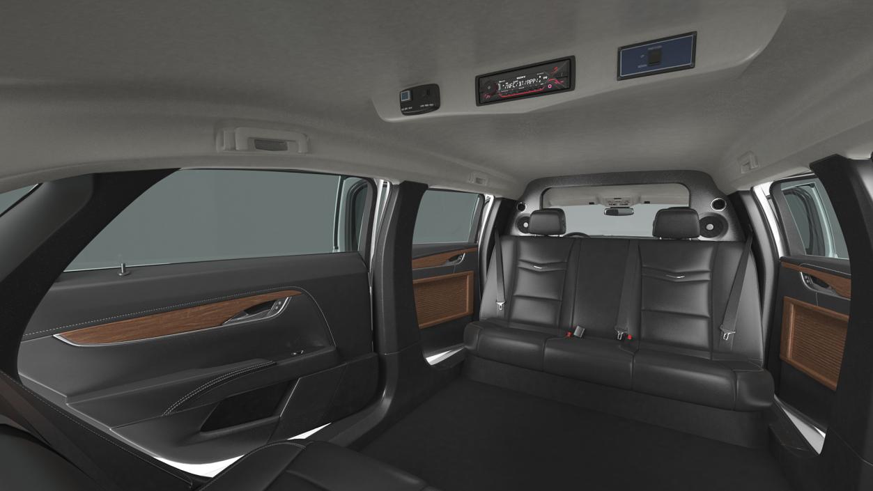 Cadillac Six Door Limousine 3D