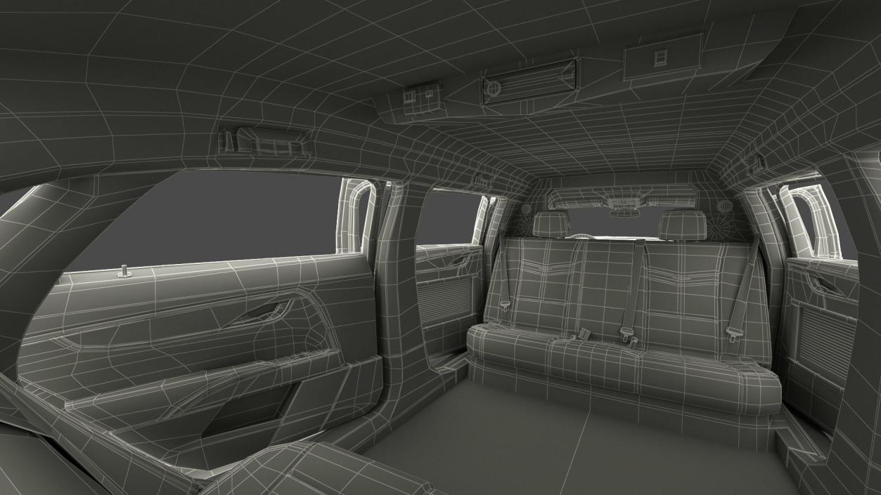 Cadillac Six Door Limousine 3D