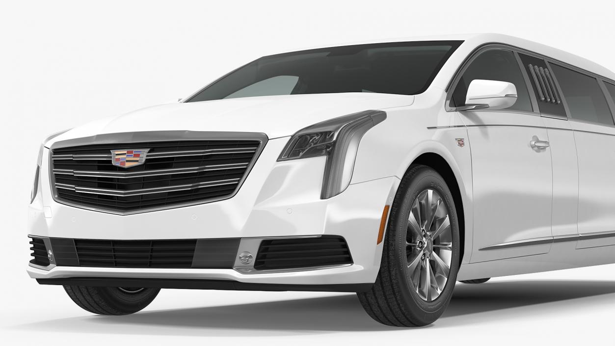 Cadillac Six Door Limousine 3D