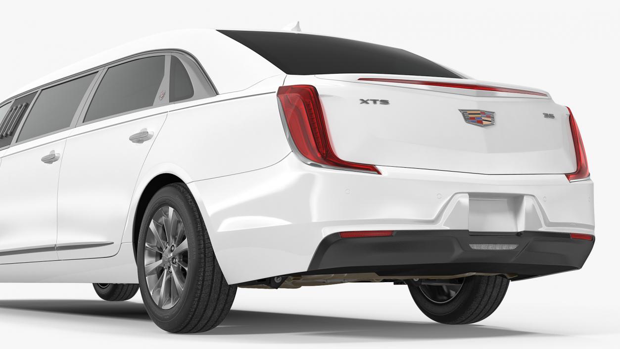 Cadillac Six Door Limousine 3D