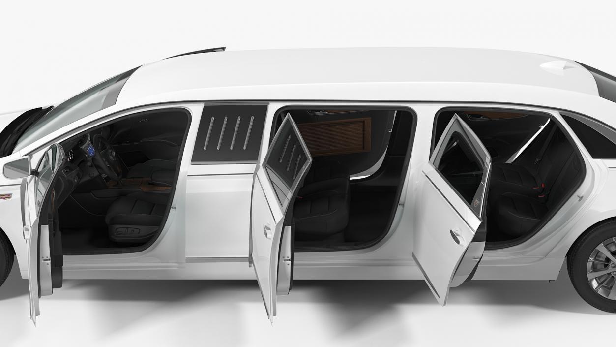 Cadillac Six Door Limousine 3D