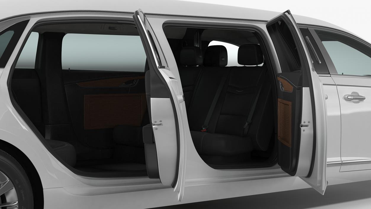 Cadillac Six Door Limousine 3D