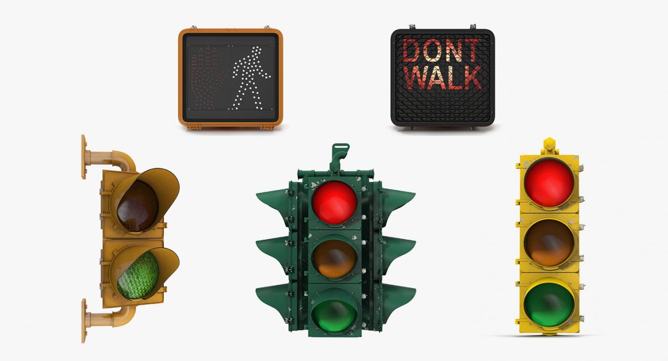 Stop Lights Collection 3 3D model