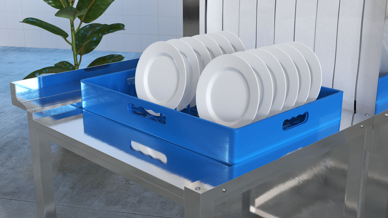 3D Conveyor Style Commercial Dishwasher