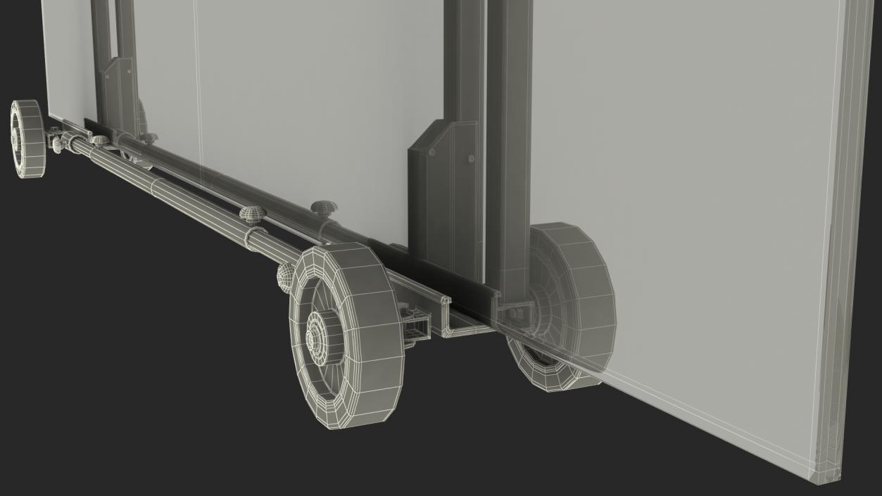 Glass Panel Transport Trolley 3D model