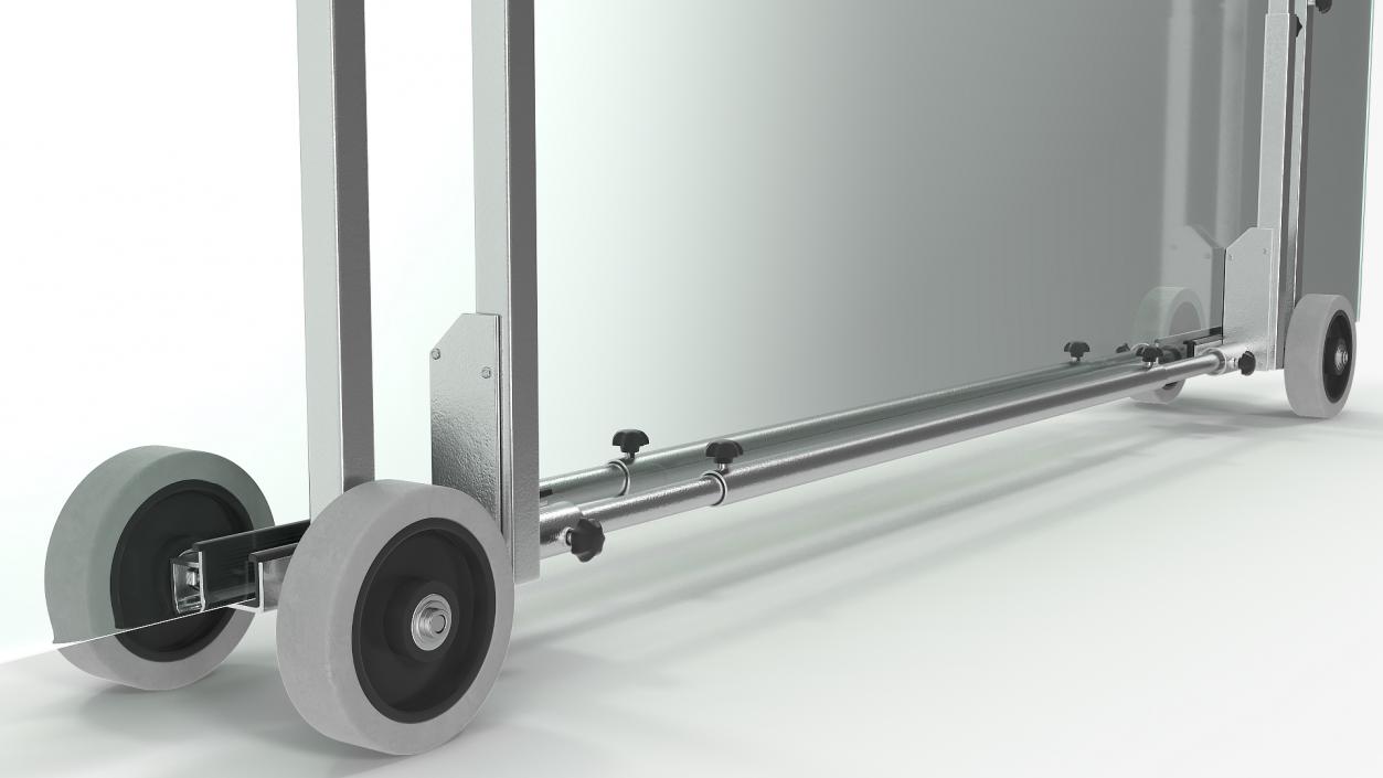 Glass Panel Transport Trolley 3D model