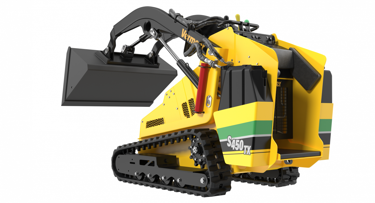 3D model Mini Skid Steer Loader Vermeer S450TX Clean Rigged