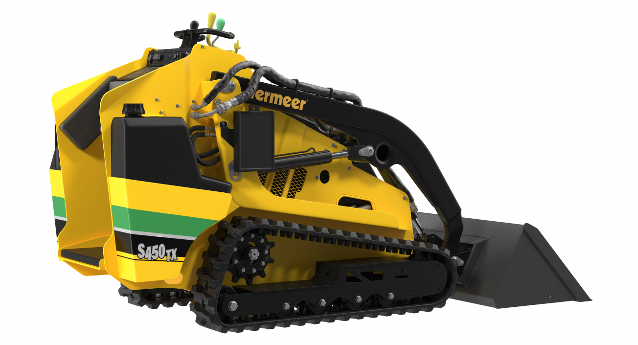 3D model Mini Skid Steer Loader Vermeer S450TX Clean Rigged