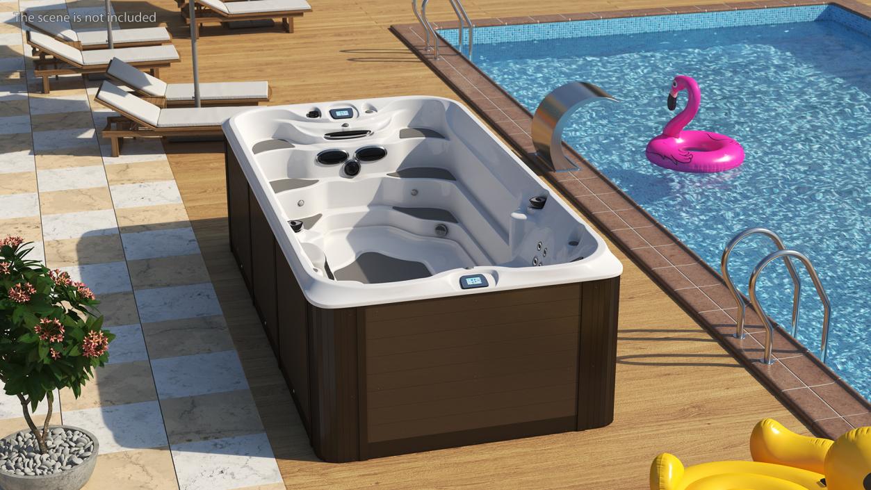 Jacuzzi 16ft Power Active Spa 3D model