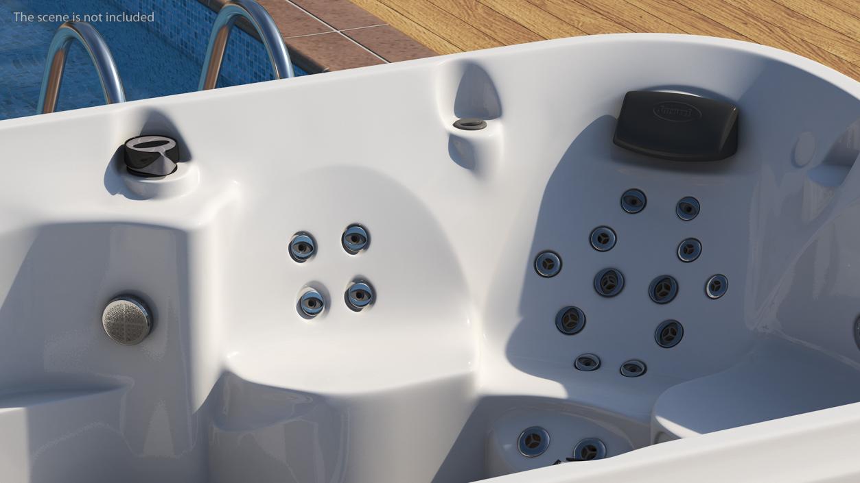 Jacuzzi 16ft Power Active Spa 3D model