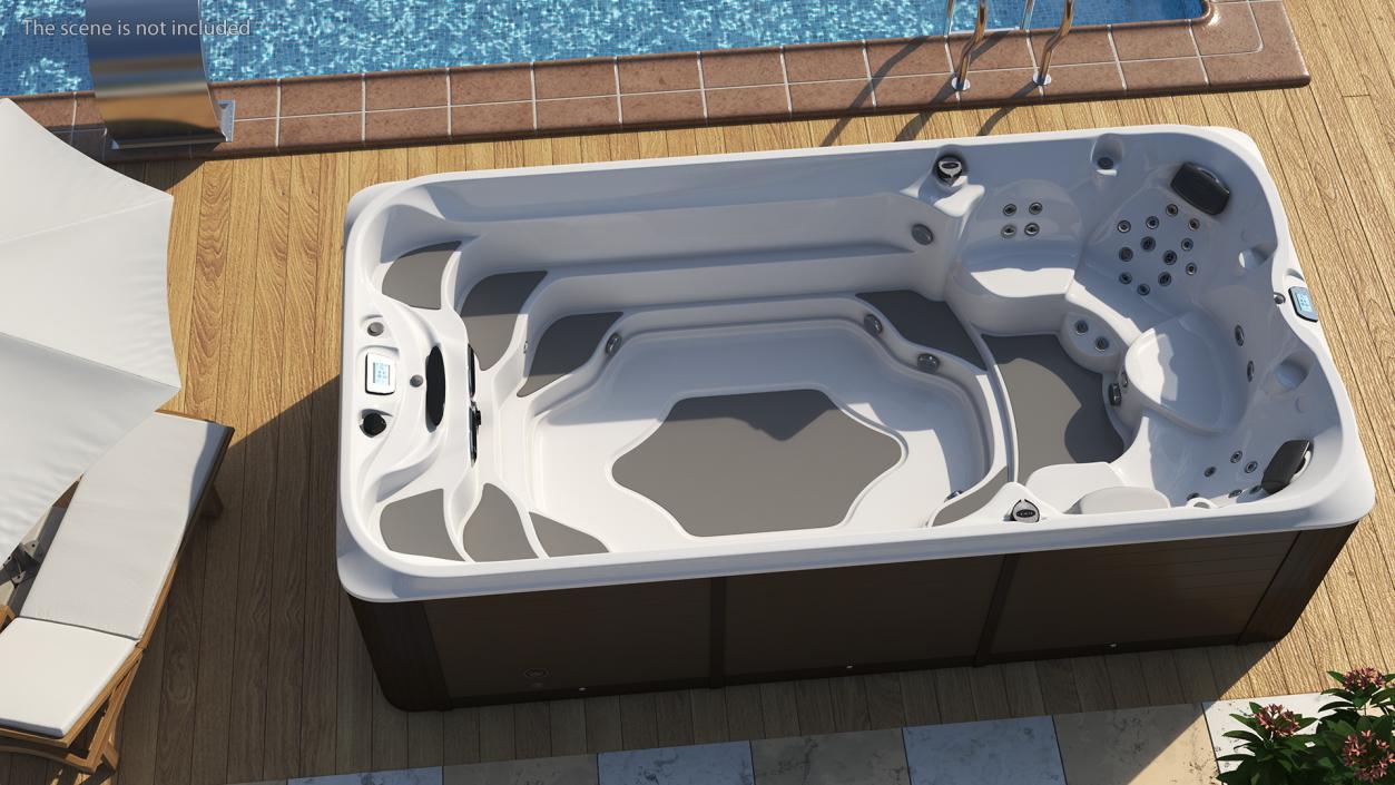 Jacuzzi 16ft Power Active Spa 3D model