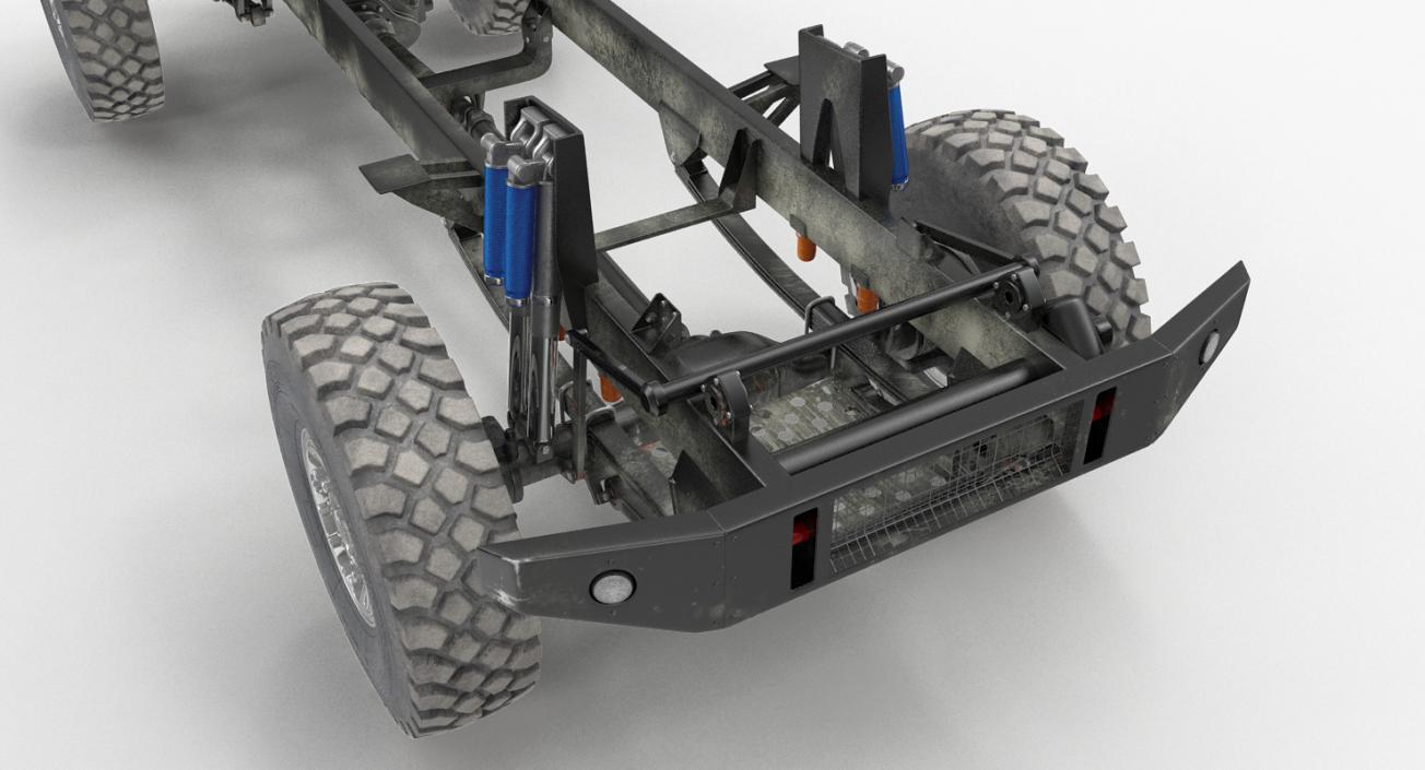 3D Racing Truck KAMAZ Chassis