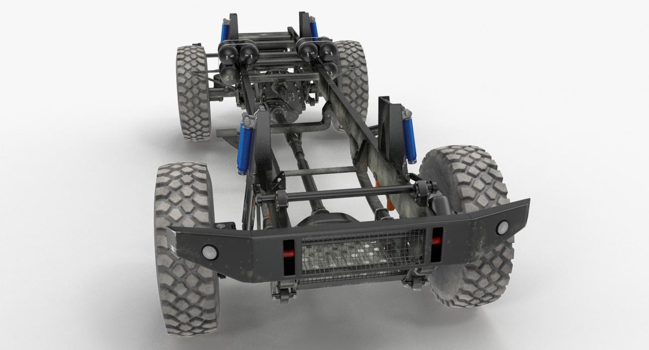 3D Racing Truck KAMAZ Chassis