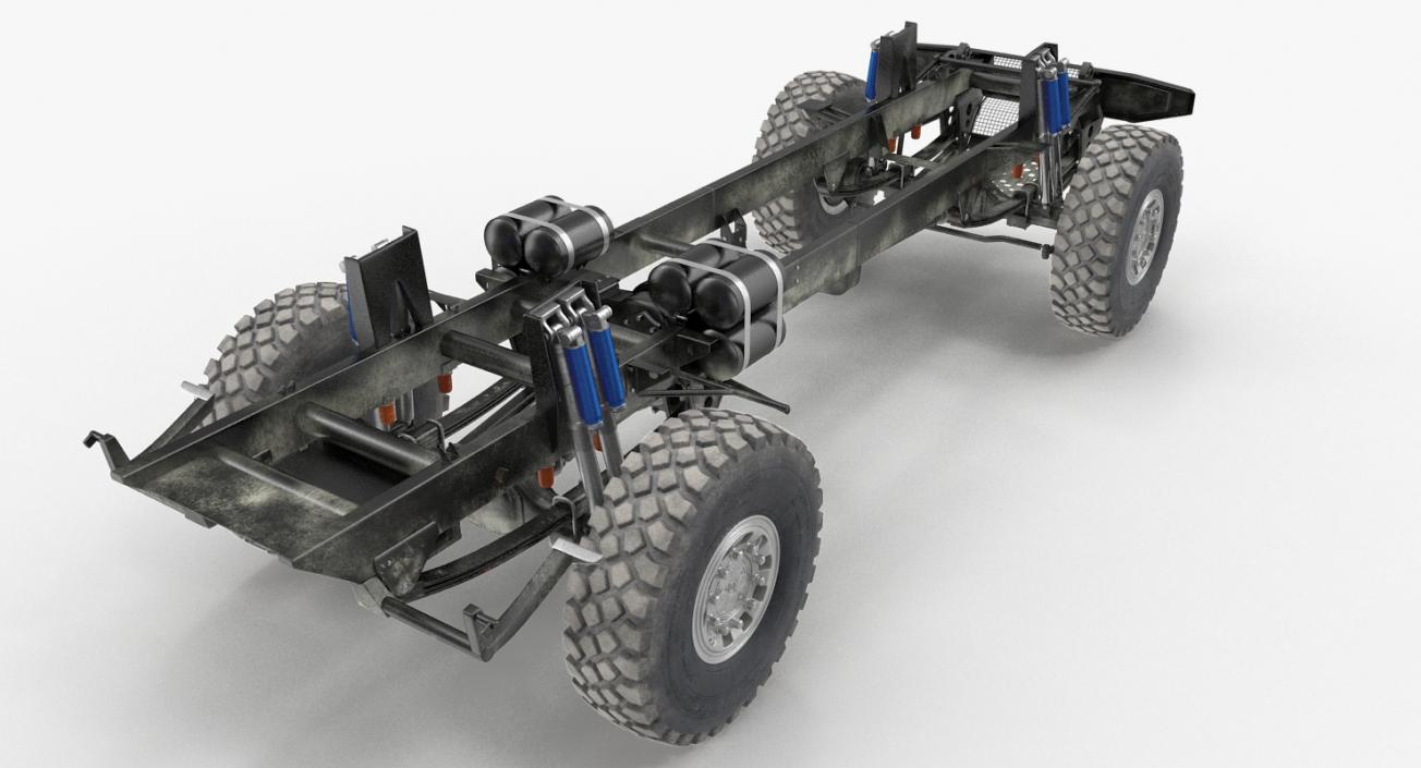 3D Racing Truck KAMAZ Chassis