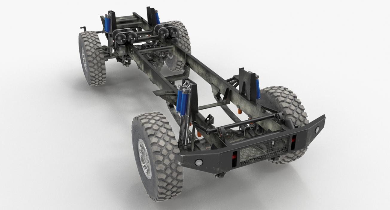 3D Racing Truck KAMAZ Chassis