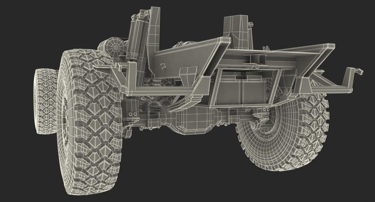 3D Racing Truck KAMAZ Chassis