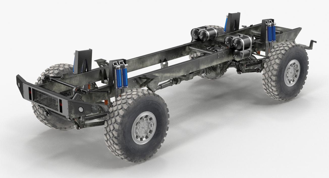 3D Racing Truck KAMAZ Chassis