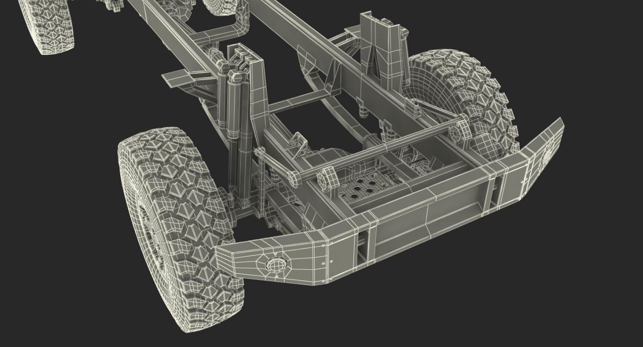 3D Racing Truck KAMAZ Chassis