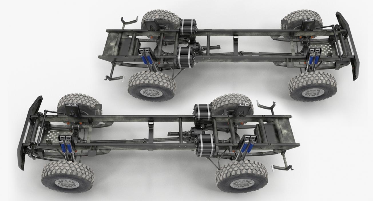 3D Racing Truck KAMAZ Chassis