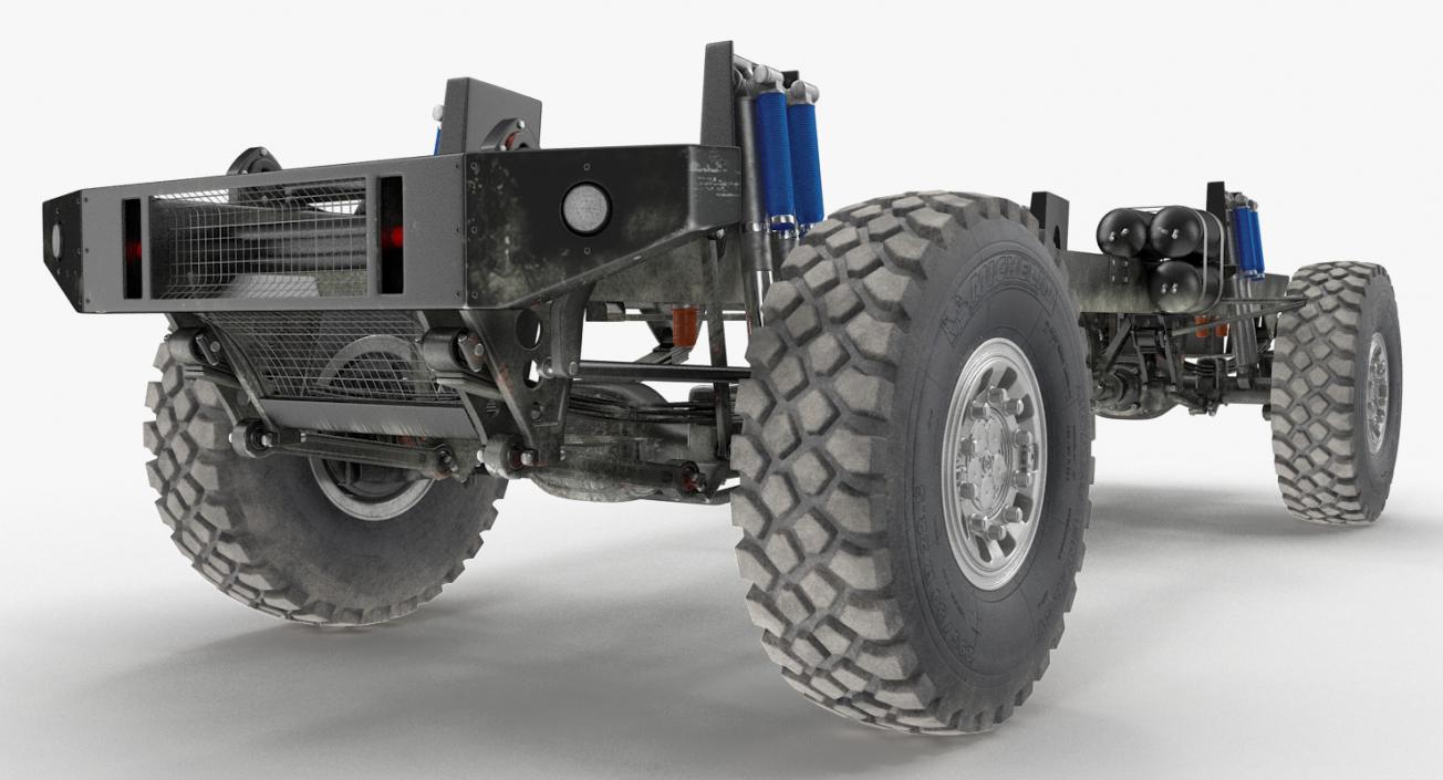 3D Racing Truck KAMAZ Chassis