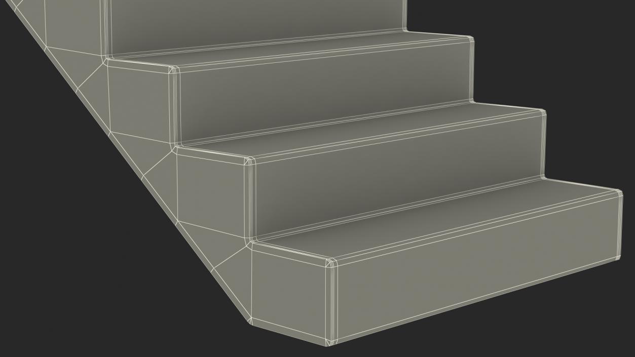 3D Precast Concrete Stairs model