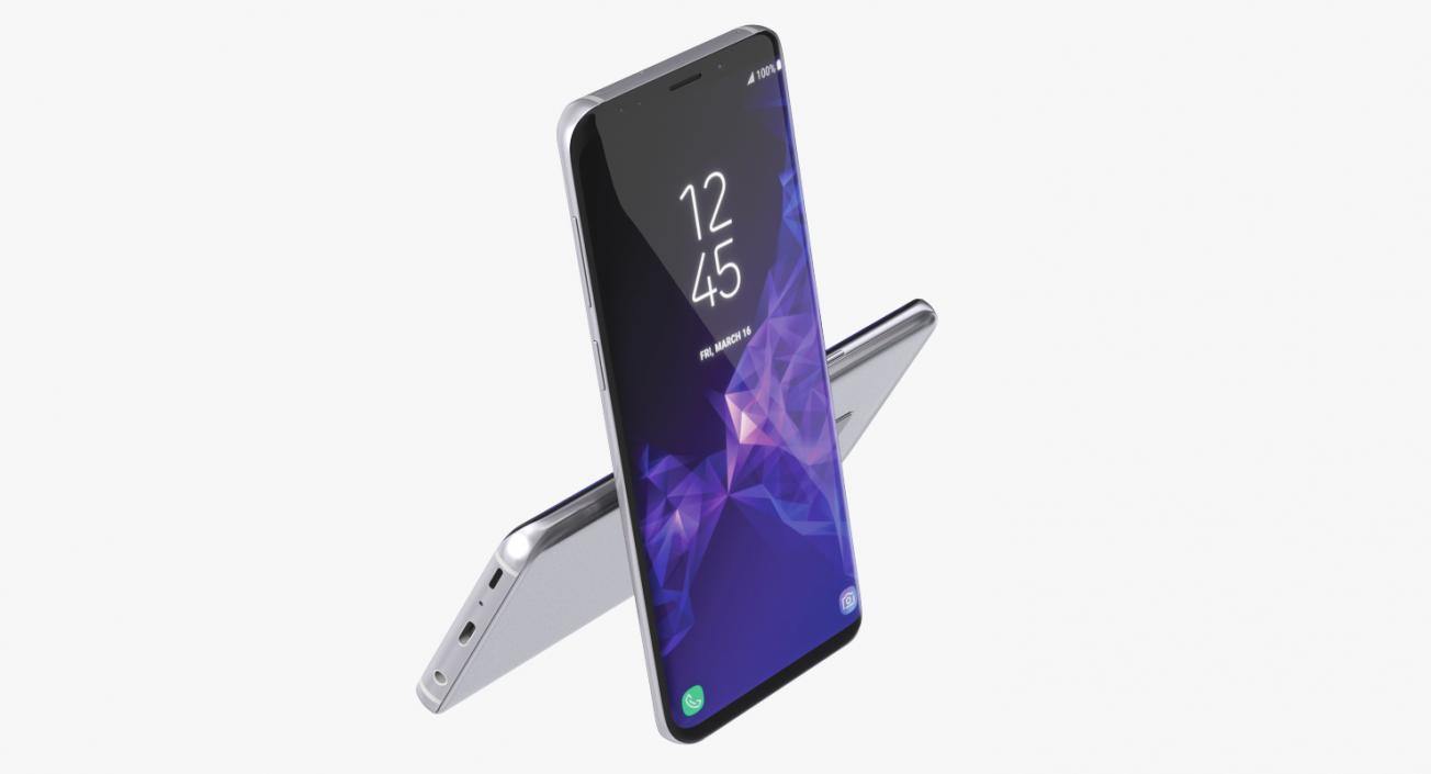 3D Samsung Galaxy S9 Plus Titanium Gray